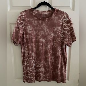 Lululemon All Yours Tee Tie Dye in Marmoleado Tie Dye Ancient Copper